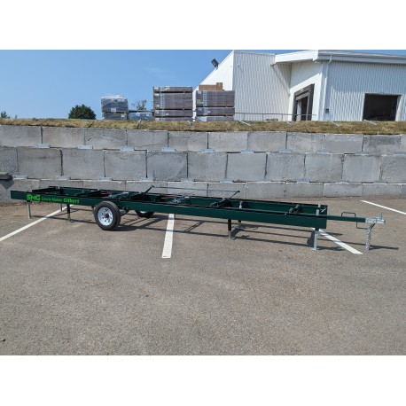 Transport Trailer for Portable Sawmill SMG Built on a base