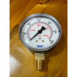 Manometer for sawmill